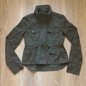 American Rag Women's Utility Jacket in Dark Olive